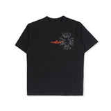 Reversible Self-Care Community Centre T-Shirt in Black