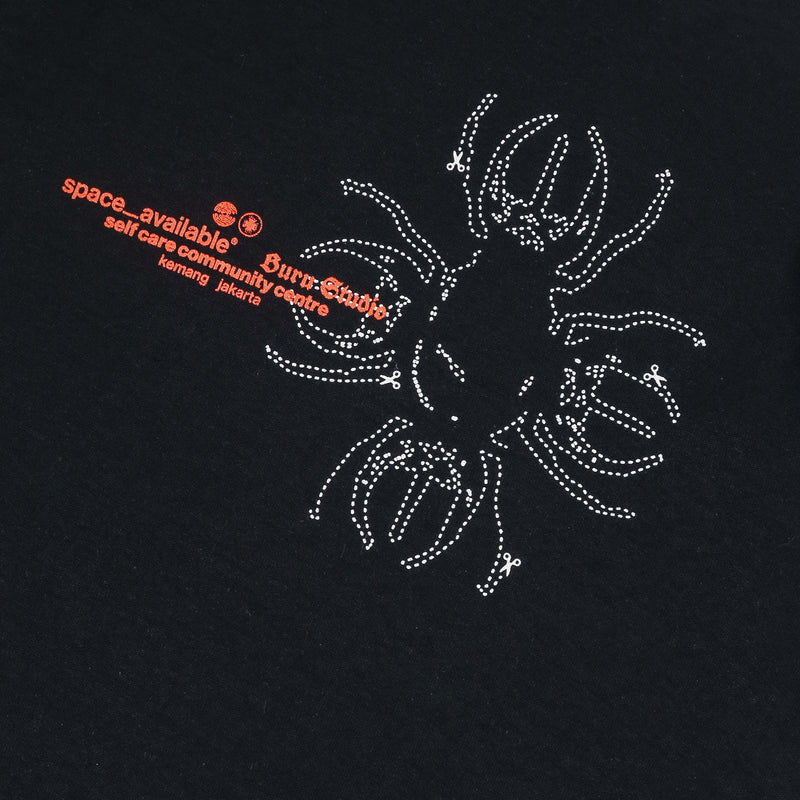 Reversible Self-Care Community Centre T-Shirt in Black