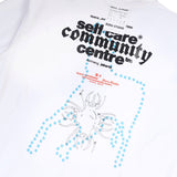 Reversible Self-Care Community Centre T-Shirt in White