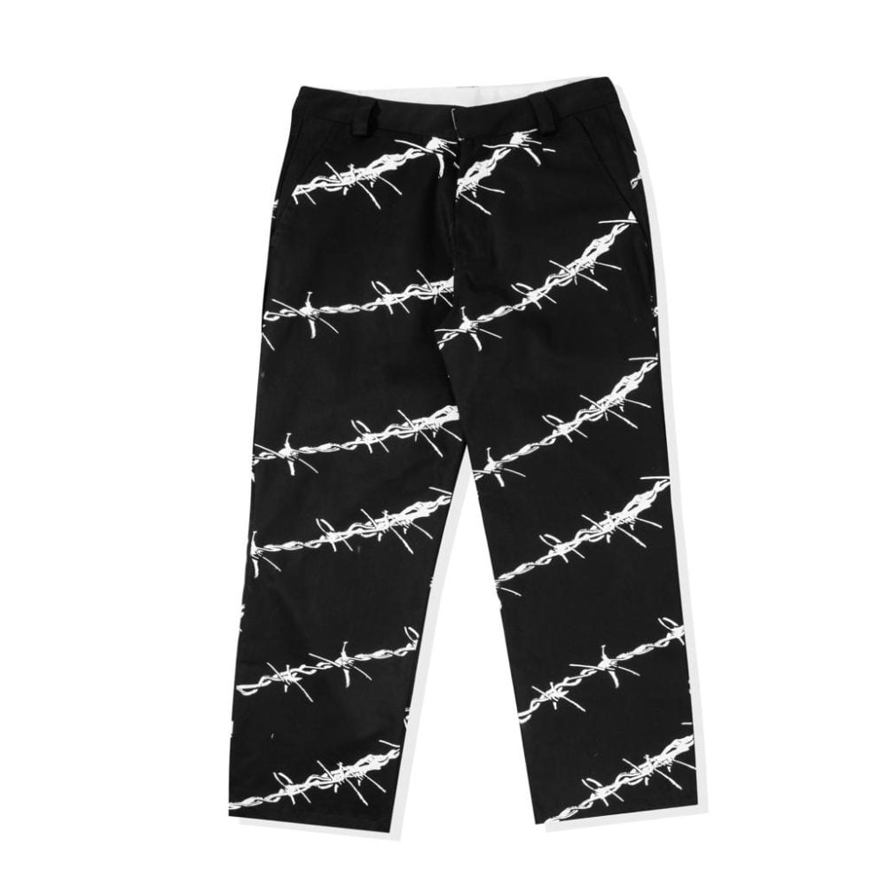 Barbed Wire Long Pants Black